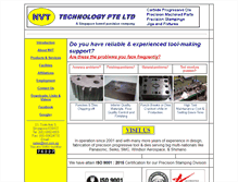 Tablet Screenshot of nvt.com.sg